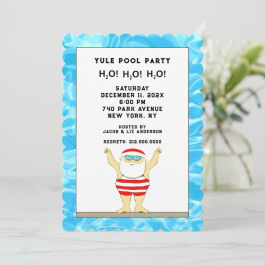 Invitation Fête de Noël (Debout devant)