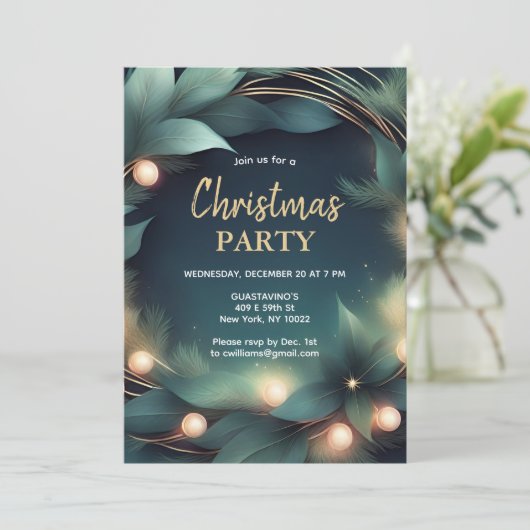 Invitation Fête de Noël (Debout devant)