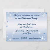 Invitation Fête de Noël (Dos)