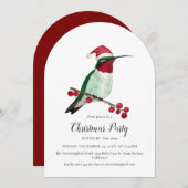 Invitation Fête de Noël (Devant / Derrière)