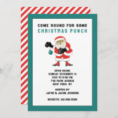 Invitation Fête de Noël (Devant / Derrière)