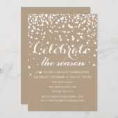 Invitation Fête de Noël (Devant / Derrière)