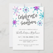 Invitation Fête de Noël (Devant)