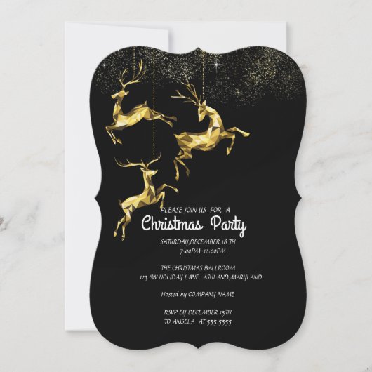 Invitation Fête de Noël (Devant)