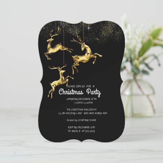 Invitation Fête de Noël (Debout devant)