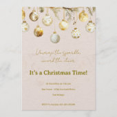 Invitation fête de Noël (Devant)