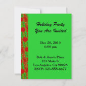 Invitation fête de Noël (Dos)