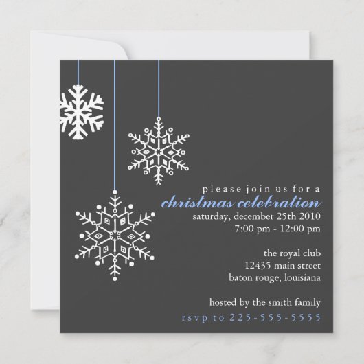 Invitation Fête de Noël (Devant)