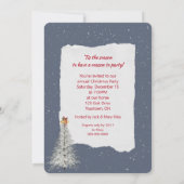 Invitation Fête de Noël (Dos)