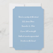 Invitation Fête de Noël (Dos)