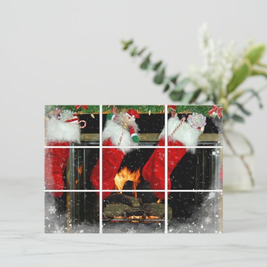 Invitation Fête de Noël (Debout devant)