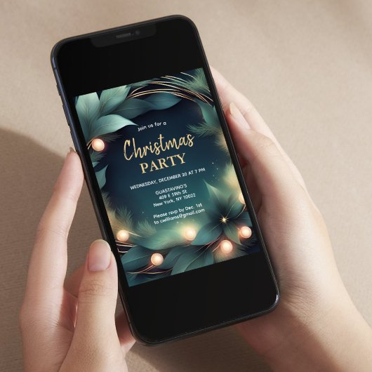 Invitation Fête de Noël