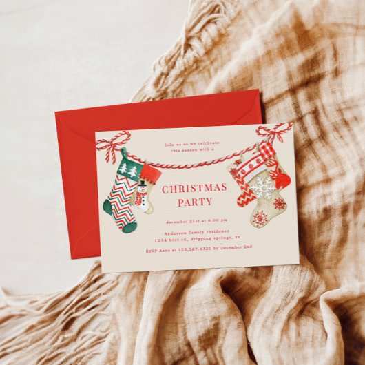 Invitation Fête de Noël