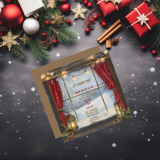 Invitation Fête de Noël