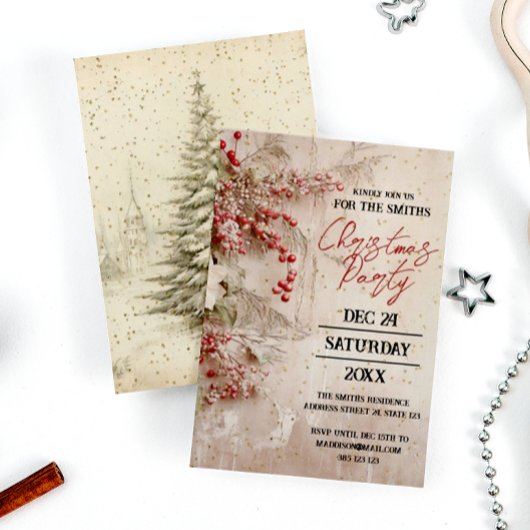 Invitation Fête de Noël