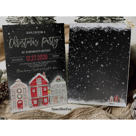 Invitation Fête de Noël