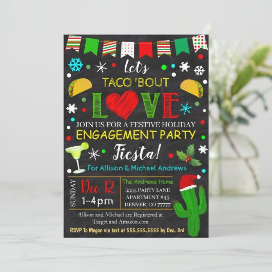 Invitation Fête de Noël (Debout devant)