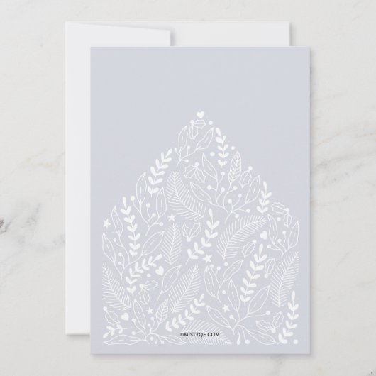 Invitation Fête de Noël (Dos)