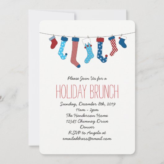 Invitation Fête de Noël (Devant)