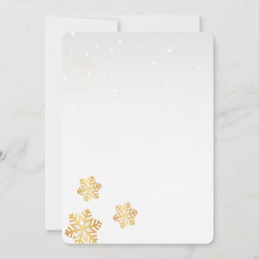 Invitation Fête de Noël (Dos)