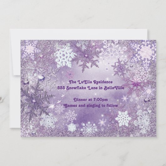 Invitation Fête de Noël (Dos)