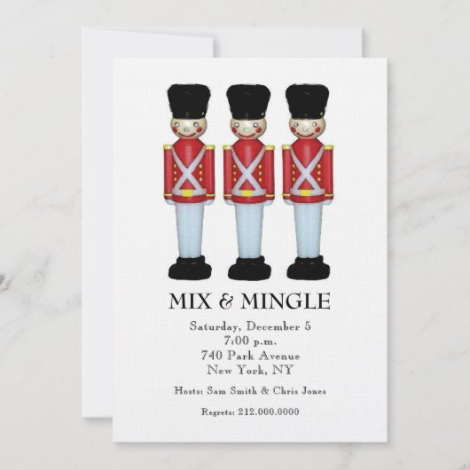 Invitation Fête de Noël (Devant)