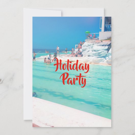 Invitation Fête de Noël (Dos)