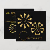 Invitation fête de noël (Devant / Derrière)