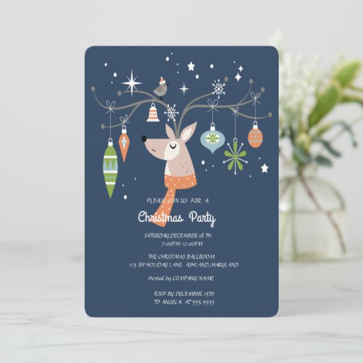 Invitation Fête de Noël (Debout devant)