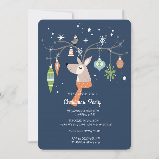 Invitation Fête de Noël (Devant)