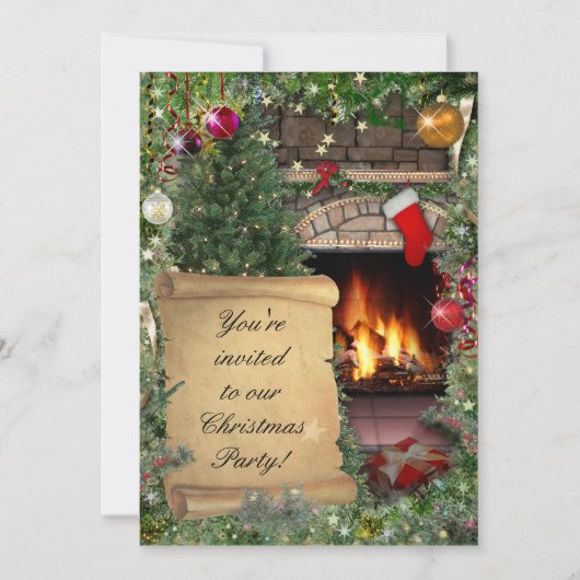 Invitation Fête de Noël (Devant)