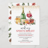 Invitation Fête de Noël (Devant / Derrière)