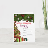 invitation fête de Noël (Devant)