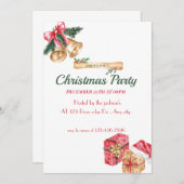 Invitation fête de noël (Devant / Derrière)