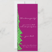 Invitation fête de noël (Dos)