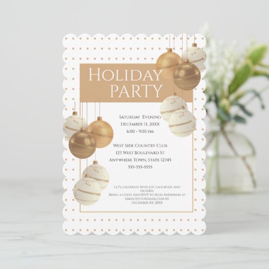 Invitation Fête de Noël (Debout devant)