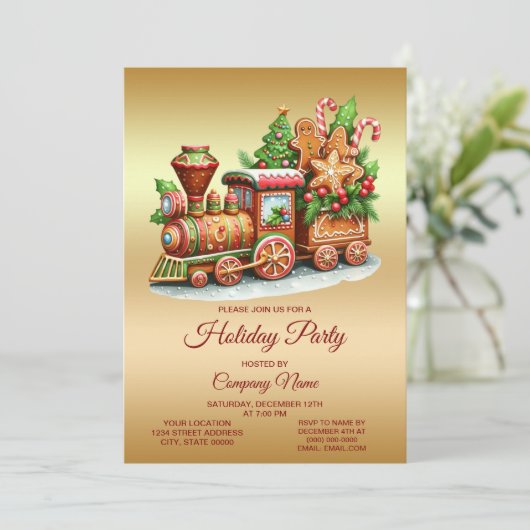 Invitation Fête de Noël (Debout devant)