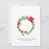 Invitation Fête de Noël (Dos)