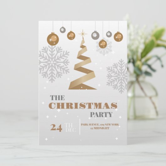 Invitation Fête de Noël (Debout devant)