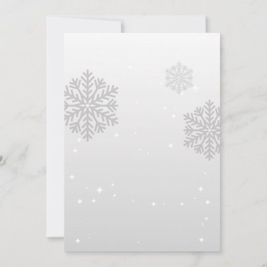 Invitation Fête de Noël (Dos)