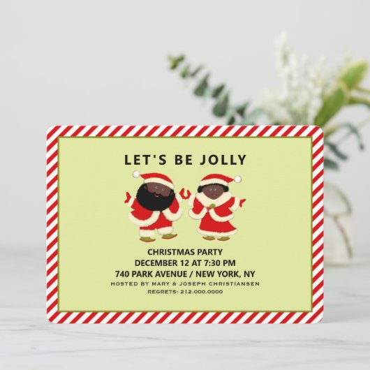 Invitation Fête de Noël (Debout devant)