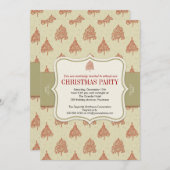 Invitation Fête de Noël (Devant / Derrière)