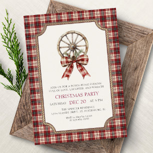 Invitation Fête de Noël à la campagne