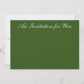 Invitation Fête de Noël à la maison de vacances (Dos)