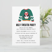 Invitation Fête de Noël affreuse (Debout devant)