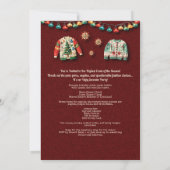 Invitation Fête de Noël affreuse (Dos)