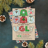 Invitation Fête de Noël affreuse