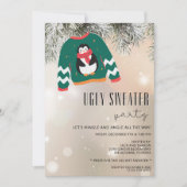 Invitation Fête de Noël affreuse (Devant)