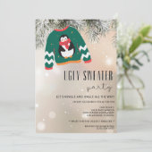 Invitation Fête de Noël affreuse (Debout devant)