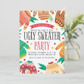 Invitation Fête de Noël annuelle de laide (Debout devant)